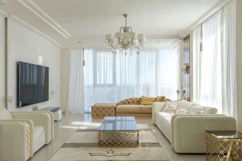 A bright living room in a verified home for sale